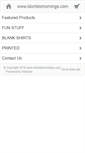Mobile Screenshot of idontdomornings.com